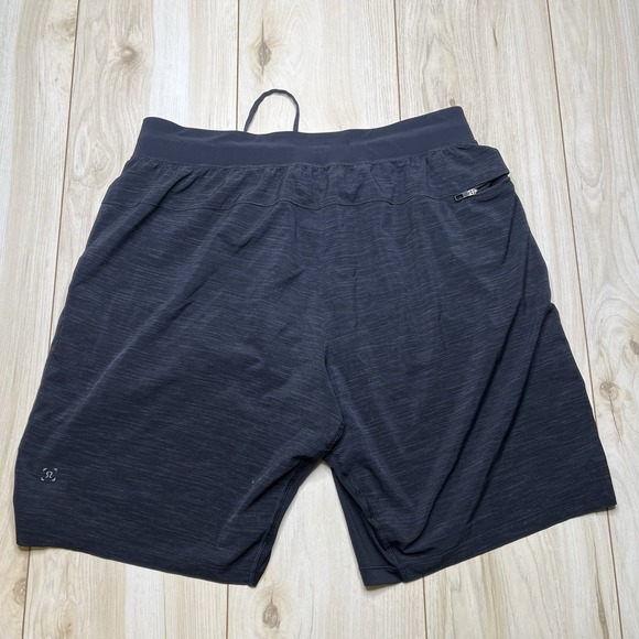 Lululemon Shorts Mens Large Gray Running Gym Hiking Pace Breaker Lined Shorts - Picture 1 of 14